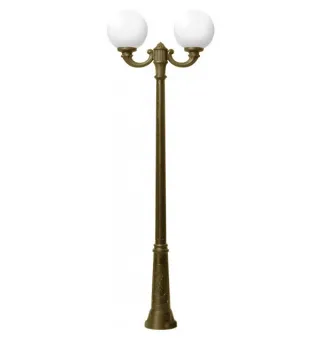 Столб фонарный уличный фонарь RICU OFIR / GLOBE 300 2L ант. бронза