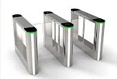 Скоростная электронная проходная турникет с распашными створками 3 шт