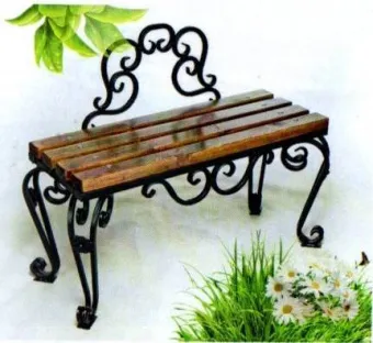 Скамейка скамья лавочка лавка "Финская со спинкой"