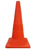 Конус дорожный сигнальный КС-2.1 520 мм без полос утяжелителем