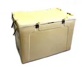 Изотермический контейнер 220 литров 1050х640х750 с крышкой (бежевый)