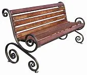 Скамейка "Французская лоза малый вензель"
