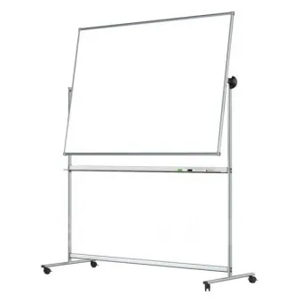 Маркерная магнитная доска на подставке, 120х80 см, двусторонняя