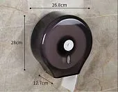 Диспенсер для рулонной туалетной бумаги Mantella LUXE 930 черный