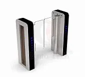 Скоростная электронная проходная турникет DC Brushless с распашными створками ПАРА
