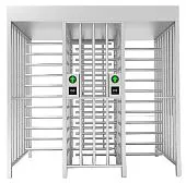 Полноростовой полноростовый турникет электронная проходная 2 прохода