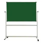 Меловая зелёная магнитная доска, 200х100 см, на подставке