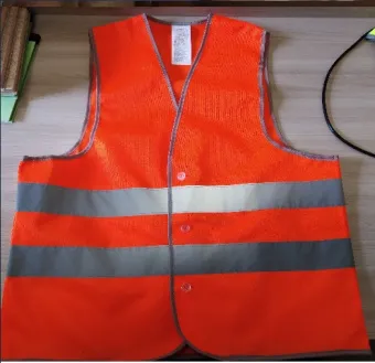 Жилет светоотражающий сигнальный оранжевый (1Э)ГОСТ 12.4.281-2014