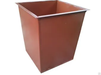 Контейнер бак для мусора мусорный ТБО 0 75 куб.м Коричневый