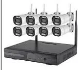 Wi-Fi Комплект видеонаблюдения WiFi беспроводной на 8 камер 3MP, 2.8mm
