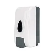 Дозатор для жидкого мыла диспенсер для мыла с кнопкой ПЕНА с глазком Mantella 1000 мл 1л литр для общественных туалетов туалетных комнат для туалета санузлов в заведения ресторан кафе