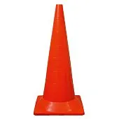 Конус сигнальный дорожный КС-3.2 750 мм без полос с утяжелителем