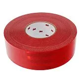 Светоотражающая микропризматическая лента 3М для маркировки Красная