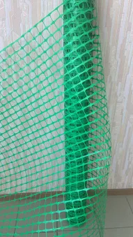 Сетка сигнальная аварийная аварийное ограждение Mantella  ЗЕЛЁНАЯ 1,5х25 40х45