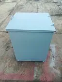 Контейнер бак для мусора мусорный 0 75 куб.м ТБО с крышкой серый