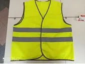 Жилет светоотражающий сигнальный жёлтый на пуговицах 1А 12.4.281-2014