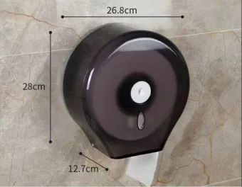 Диспенсер для рулонной туалетной бумаги Mantella LUXE 930 черный