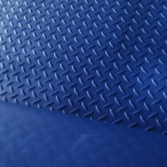 Ковер резиновый рифленый рулонное РЕЗИНОВОЕ ПОКРЫТИЕ Цветное Синее