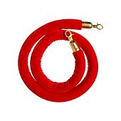 Канат трос оградительный для стойки столбика ограждения красный