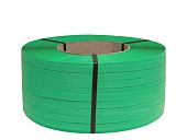 Стреппинг пп лента упаковочная полипропиленовая 12мм*0,5мм 2000 метров Зеленая Цветная