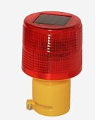 Фонарь сигнальный дорожный маяк солнечный мигалка Mantella ФС-4.1 Солар-68 Лайт для столбиков конусов ограждений